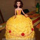 Homemade Princess Belle Cake
