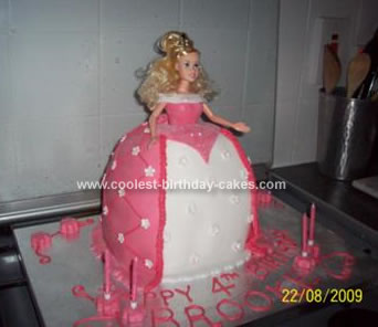 Homemade Princess Birthday Cake