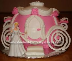 Homemade Princess Carriage Cake