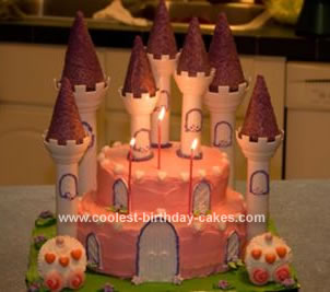 Homemade Princess Castle Cake 275