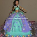 Homemade Princess Jasmine Birthday Cake