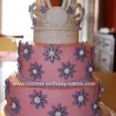 Homemade Princess Tiara Birthday Cake