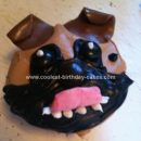 Homemade Pug Cupcake