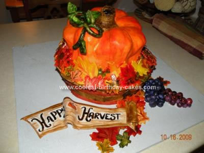 Happy Harvest Pumpkin Cake