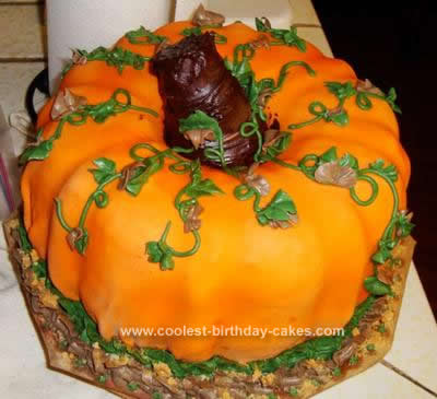 Homemade  Pumpkin Cake Idea