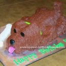 Homemade Puppy Birthday Cake