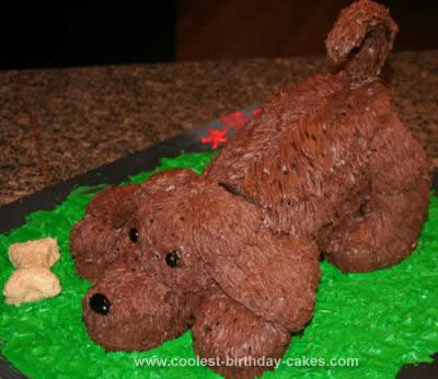 Homemade Puppy Cake