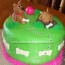 Homemade Puppy Dog Birthday Cake