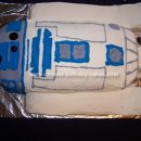 Homemade  R2D2 Birthday Cake