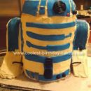 Homemade  R2D2 Birthday Cake Design