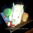 Homemade Rabbit of Caerbannog Cake from Monty Python