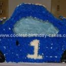 Homemade Race Car Birthday Cake