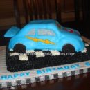 Homemade Racecar Birthday Cake