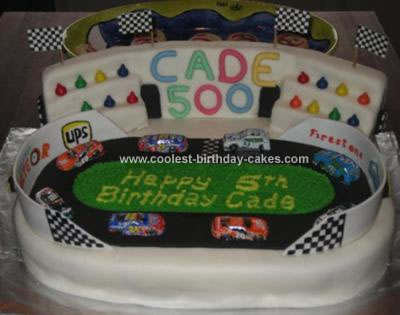 Homemade Racing Cake