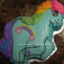 Homemade Rainbow Dash My Little Pony Cake