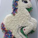 Homemade Rainbow Pony Cake