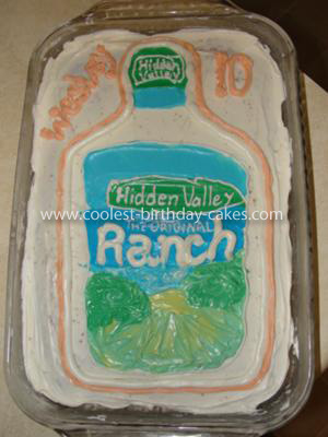 Homemade Ranch Bottle Cake