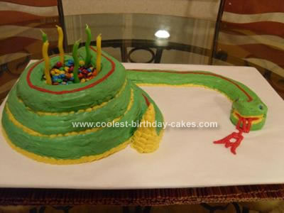 Homemade Rattle Snake Cake