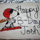 Coolest Red Baron Snoopy Cake
