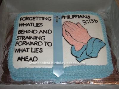 Homemade Religious Cake