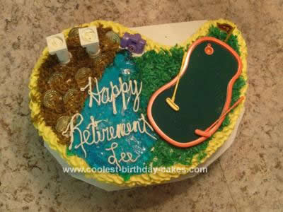 Homemade Retirement Cake