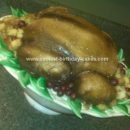 Homemade Roasted Turkey Cake