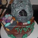 Homemade  Rock Mining Cake