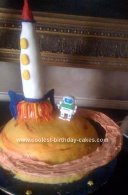 Homemade Rocket Cake