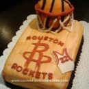 Homemade Rockets Basketball Cake