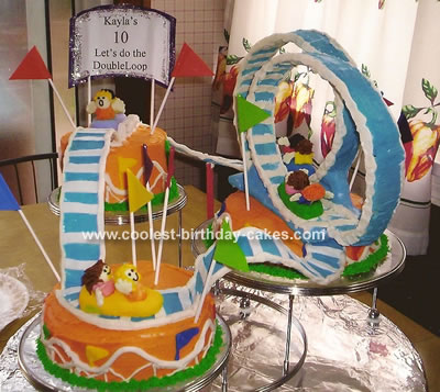 Roller Coaster Cake