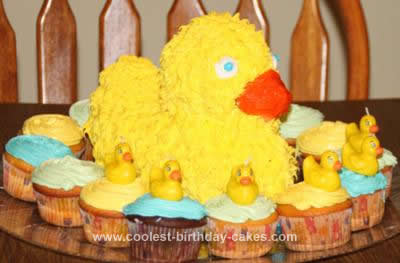 Homemade Rubber Duckie Cake