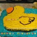 Homemade  Rubber Duckie Cake