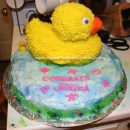 Homemade Rubber Ducky Cake