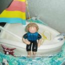 Homemade Sailing Ship Birthday Cake