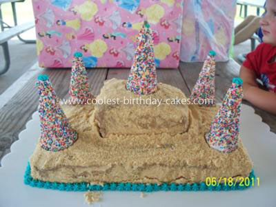 Coolest Sandcastle Cake