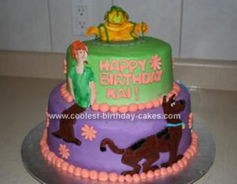Homemade Scooby Doo Cake