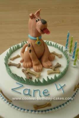 Homemade Scooby Doo Cake