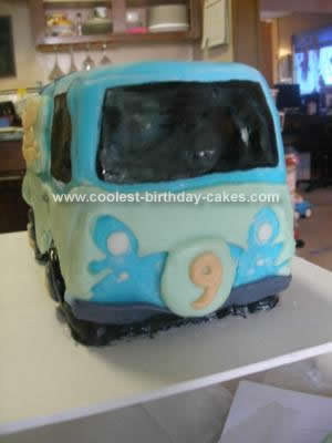 Homemade  Scooby Doo Mystery Machine Cake