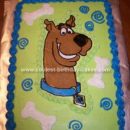 Homemade Scooby-Doo Cake
