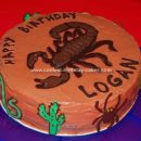 Homemade Scorpion Cake