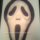 Homemade Scream Mask Cake