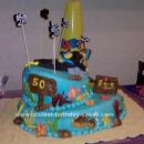 Homemade Scuba Diver 50th Birthday Cake