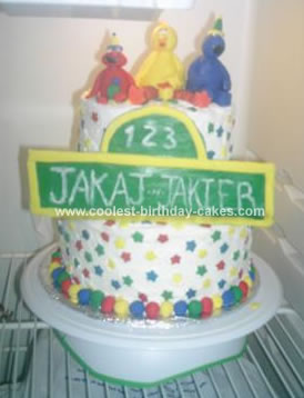 Kaj & Kier's Sesame Street Birthday Cake