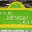 Homemade Sesame Street Sign Birthday Cake