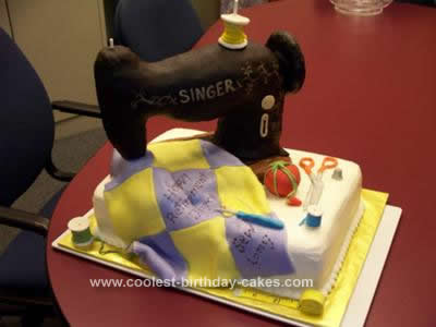 Sewing Birthday Cake - CakeCentral.com
