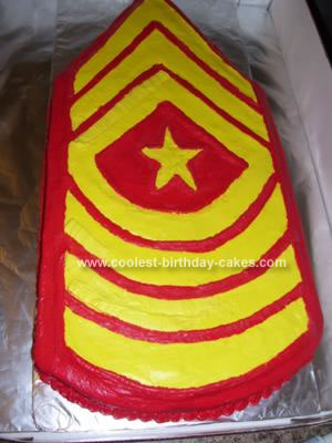 Homemade Sgt. Major Cake