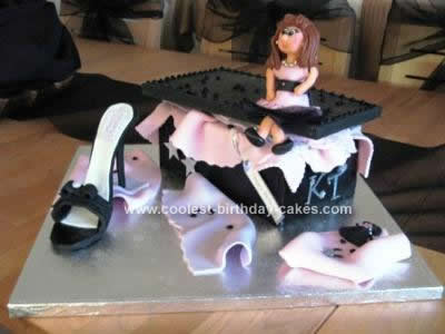 Homemade Shoe Birthday Cake Design