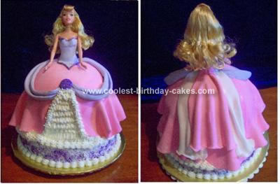 Homemade Sleeping Beauty Cake