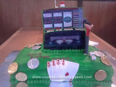 Homemade Slot Machine Cake