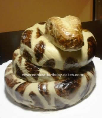 Homemade Snake Cake